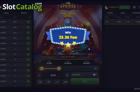 Οθόνη3. Striker (Pascal Gaming) Κουλοχέρης 