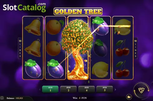 Οθόνη3. Golden Tree (Pascal Gaming) Κουλοχέρης