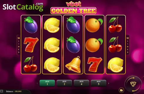 Οθόνη2. Vbet Golden Tree Κουλοχέρης
