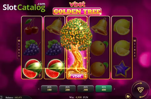 Οθόνη3. Vbet Golden Tree Κουλοχέρης