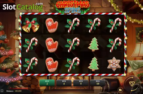 Οθόνη2. Christmas Spins Κουλοχέρης