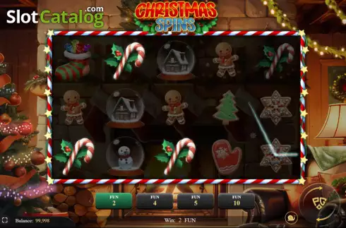 Οθόνη3. Christmas Spins Κουλοχέρης