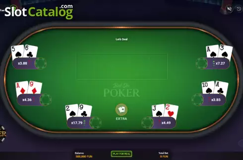 Οθόνη2. Bet on Poker (Pascal Gaming) Κουλοχέρης
