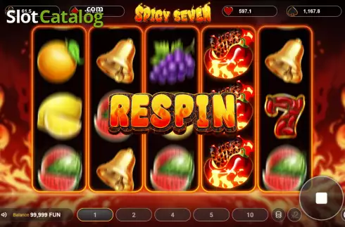 Οθόνη3. Spicy Seven Κουλοχέρης