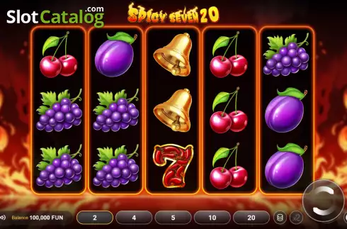 Οθόνη2. Spicy Seven 20 Κουλοχέρης