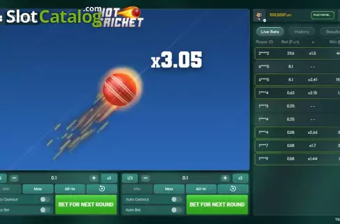 Οθόνη3. Hot Cricket Κουλοχέρης