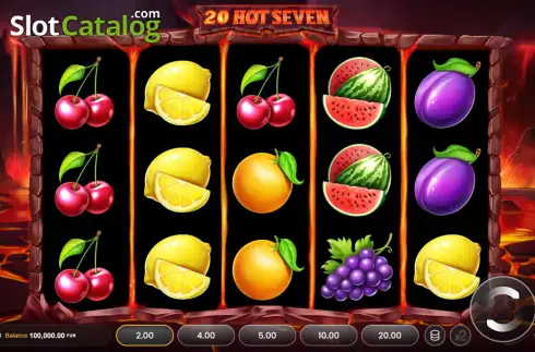 Οθόνη2. 20 Hot Seven Κουλοχέρης