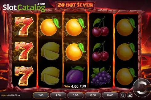 Οθόνη3. 20 Hot Seven Κουλοχέρης