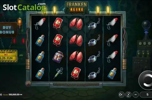 Οθόνη2. Franken Alive Κουλοχέρης