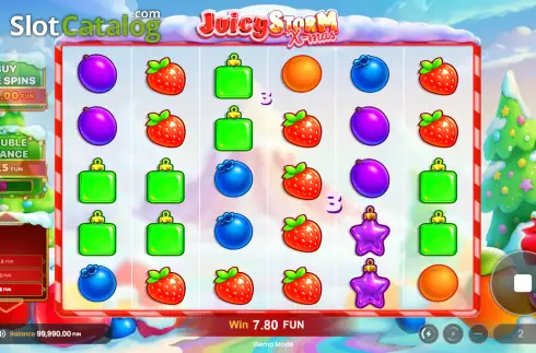 Οθόνη3. Juicy Storm X-mas Κουλοχέρης 