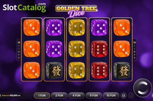 Οθόνη2. Golden Tree Dice Κουλοχέρης