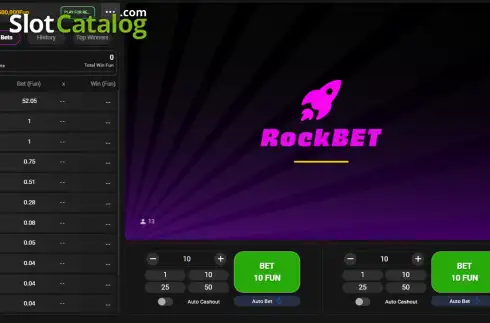 Οθόνη2. RockBet Κουλοχέρης