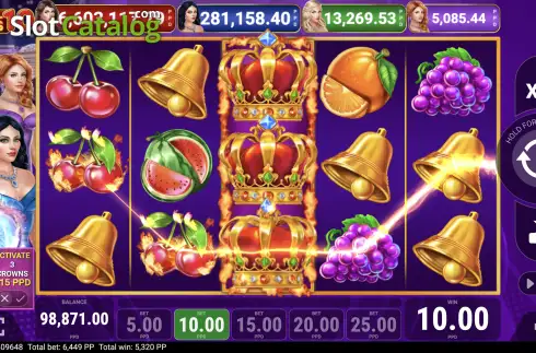 Οθόνη5. Regal Spins 10 Κουλοχέρης