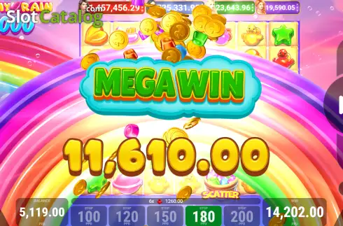 Οθόνη3. Gummy Rain x1000 Κουλοχέρης
