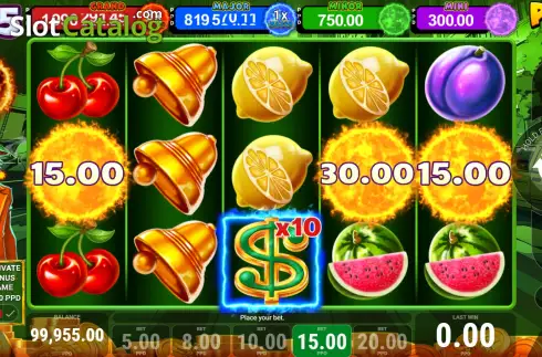 Οθόνη3. Fruit Attack 5 Pate Link Κουλοχέρης 