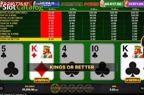 Οθόνη3. Jokester Poker Κουλοχέρης 