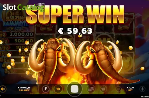 Οθόνη8. Blazing Mammoth Κουλοχέρης 