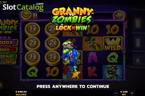 Οθόνη9. Granny vs Zombies Κουλοχέρης 