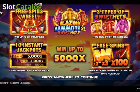 Οθόνη2. Blazing Mammoth XL Κουλοχέρης