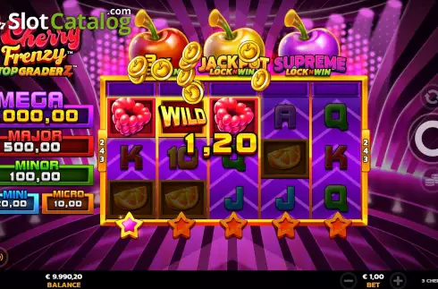 Οθόνη4. 3 Cherry Frenzy Κουλοχέρης 