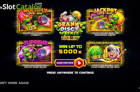 Οθόνη2. Granny Disco Frenzy Κουλοχέρης