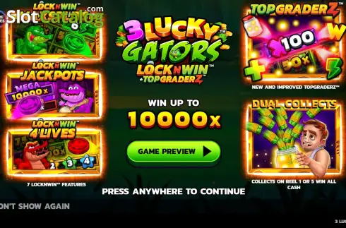 Οθόνη2. 3 Lucky Gators Κουλοχέρης