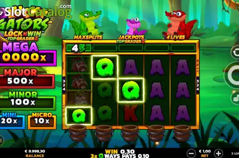 Οθόνη4. 3 Lucky Gators Κουλοχέρης