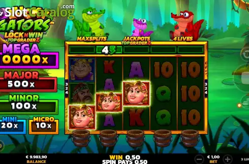 Οθόνη5. 3 Lucky Gators Κουλοχέρης