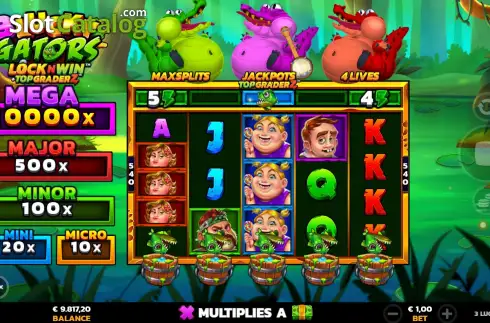 Οθόνη8. 3 Lucky Gators Κουλοχέρης