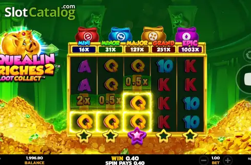 Οθόνη5. Squealin Riches 2 Κουλοχέρης