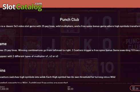 Οθόνη6. Punch Club Κουλοχέρης