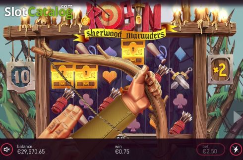 Οθόνη5. Robin Sherwood Marauders Κουλοχέρης 