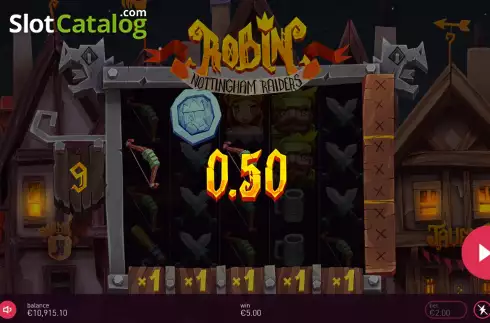 Οθόνη9. Robin Nottingham Raiders Κουλοχέρης
