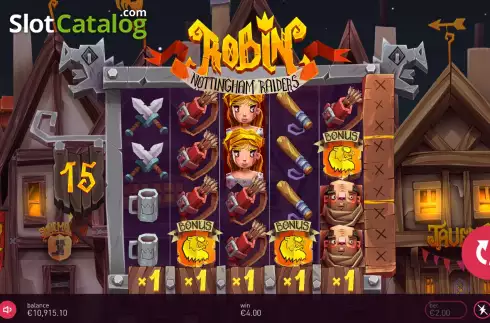 Οθόνη8. Robin Nottingham Raiders Κουλοχέρης