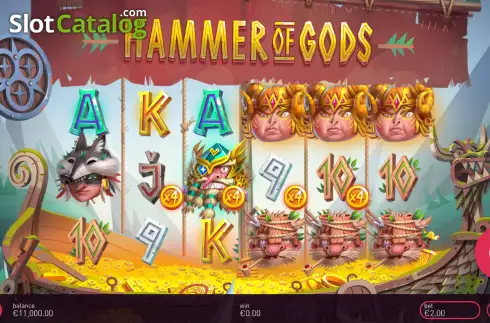 Οθόνη3. Hammer of Gods Κουλοχέρης 