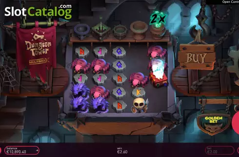 Οθόνη4. Dungeon Tower Κουλοχέρης