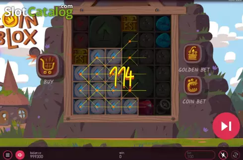 Οθόνη3. Coin Blox Κουλοχέρης