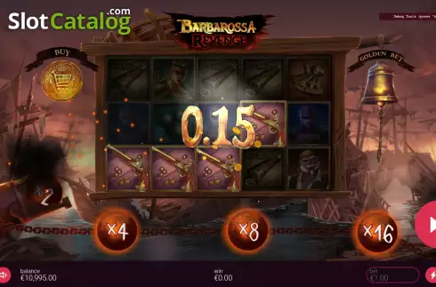 Οθόνη4. Barbarossa Revenge DoubleMax Κουλοχέρης