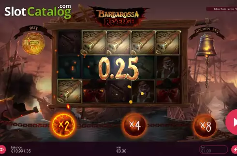 Οθόνη5. Barbarossa Revenge DoubleMax Κουλοχέρης
