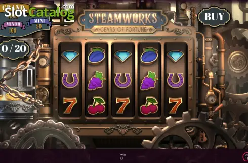 Οθόνη2. Steamworks - Gears of Fortune Κουλοχέρης