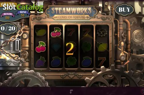 Οθόνη3. Steamworks - Gears of Fortune Κουλοχέρης
