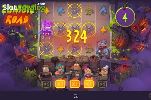Οθόνη3. Zombie Road Κουλοχέρης 