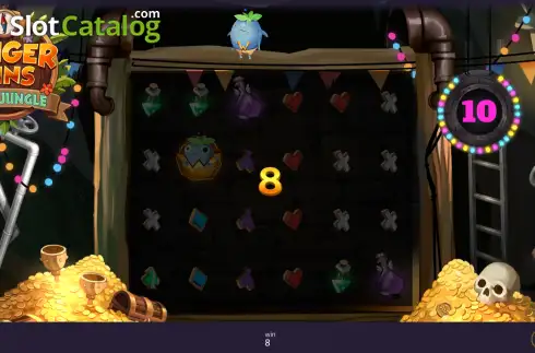 Οθόνη3. Ginger Wins: Wild Jungle Κουλοχέρης