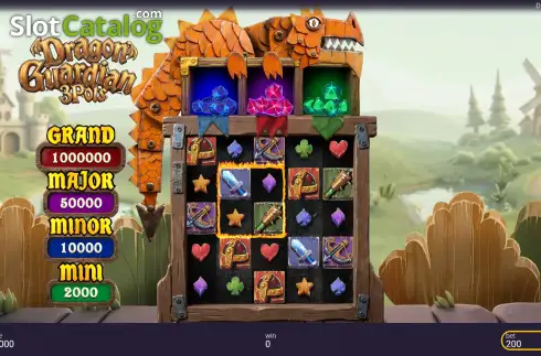 Οθόνη2. Dragon Guardians: 3 Pots Κουλοχέρης