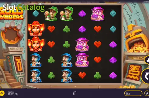 Οθόνη2. Gold Raiders Κουλοχέρης 