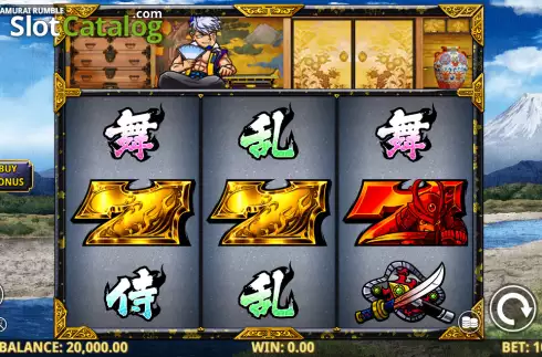 Οθόνη2. Samurai Rumble Κουλοχέρης