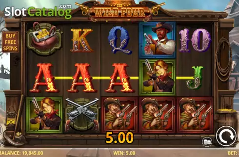 Οθόνη3. The Wild Four (Phoenix 7) Κουλοχέρης