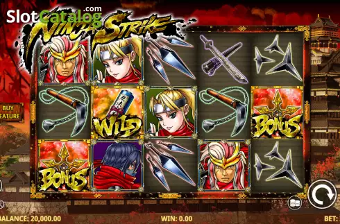 Οθόνη2. Ninja Strike Κουλοχέρης