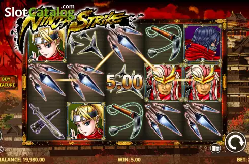 Οθόνη3. Ninja Strike Κουλοχέρης