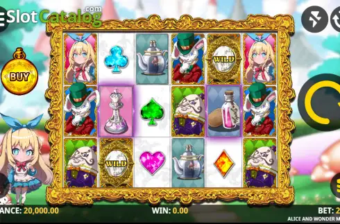 Οθόνη2. Alice and Wonder Mirror Κουλοχέρης